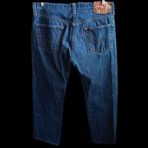 Jeans Mens 36x30 Fit Levis 501 Original Straight Leg Button-Fly Denim Y2K
